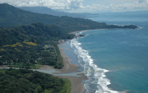 Dominical Town and Baru River