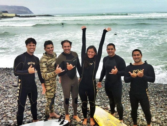 Maui Crew Surfing in Peru!