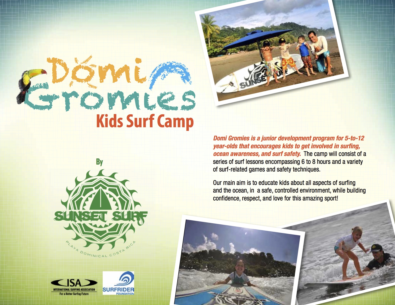 Costa Rica Kids Surf Camp